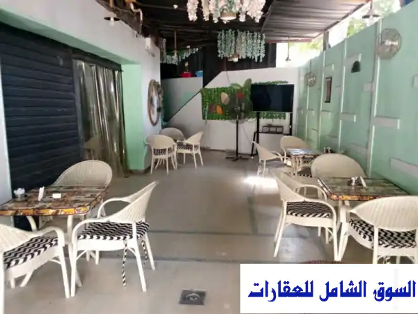 قهوة للإيجار في شيراتون المطار موقع مميز و حيوي مفروشة بكافة الكماليات بجاردن مساكن القاهرة