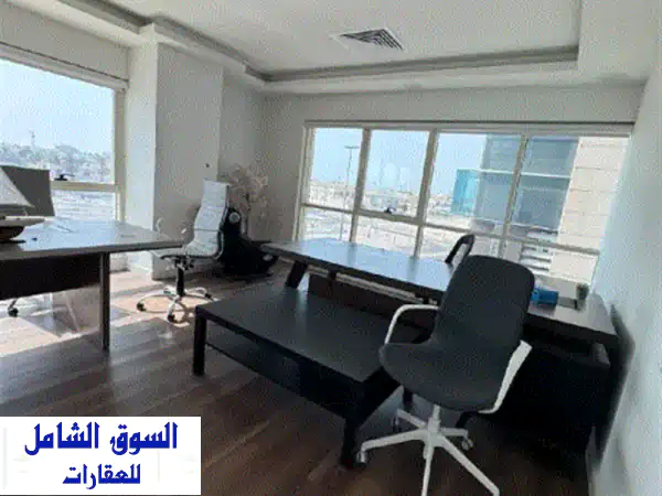 مكتب فاخر مفروش للإيجار السنوي بالمجاز 3 الشارقة |...