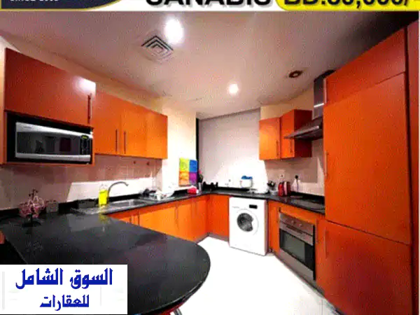 فرصة لا تُعوّض: شقة فاخرة مفروشة بالكامل للبيع في السنابس، برج أفير - 39,000 د.ب فقط! (تملك حر)