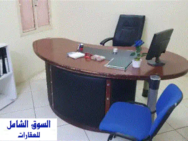للإيجار في المحرق مكتب تجاري سكني مفروش بالكامل...