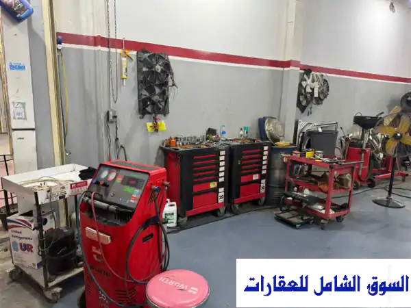 للبيع كراج سيارات في عجمان الصناعية 1 موقع استراتيجي على شارع رئيسي المنطقة