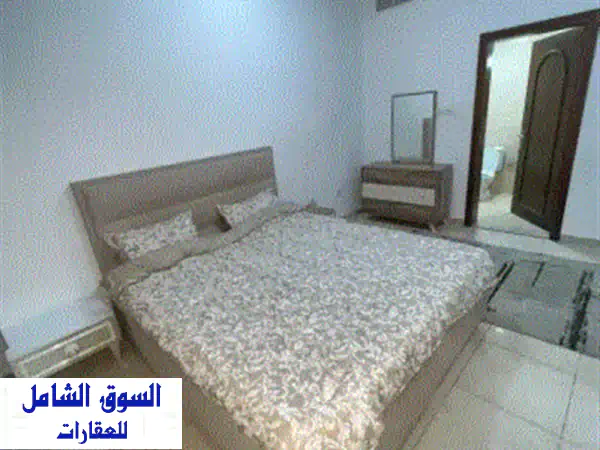 للإيجار الشهري  شقة غرفة وصالة مفروشة في عجمان...