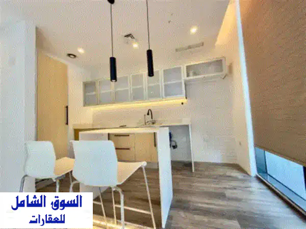 استمتع بغرفة معيشة واسعة، وغرفة نوم واحدة،...