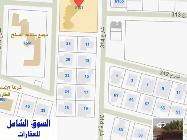 للبيع أرض في المهبولة استثماري المساحة 750م شارعين...