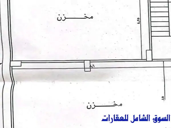 مخزن كبير للإيجار امام مصنع سوناك على شارع رئيسي دمنهور في البحيرة