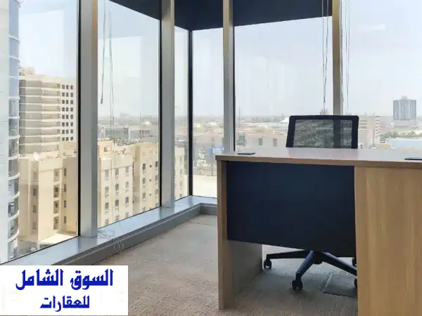 مكتب تجاري في المنطقة الدبلوماسية  ابتداءً من 80...