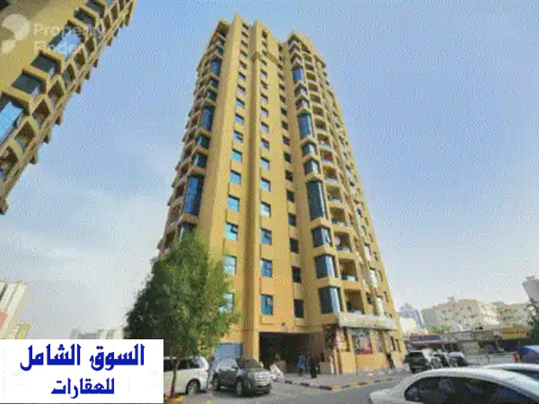 للبيع شقة غرفة وصالة مفروشة في أبراج الخور  عجمان....