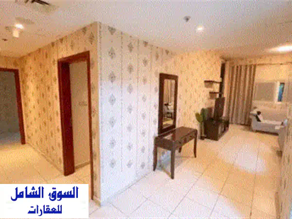 غرفتين وصالة مفروشه للإيجار الشهري في أبراج عجمان...