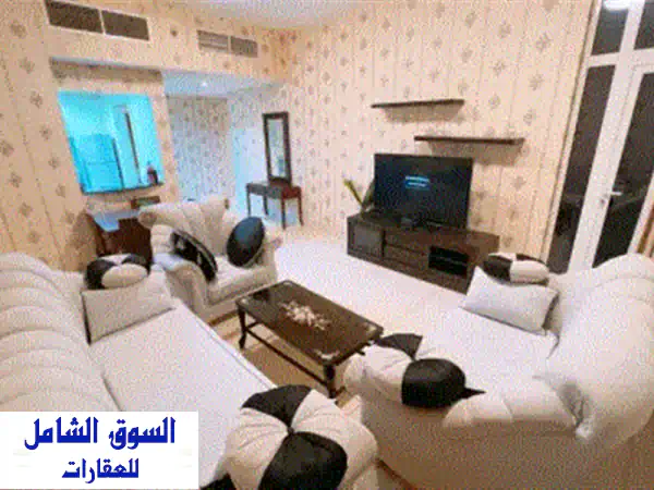 غرفتين وصالة مفروشه للإيجار الشهري في أبراج عجمان وان شامل جميع الفواتير السعر 5500 درهم ويوجد ...
