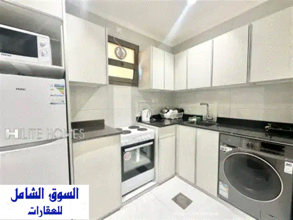 شقة مفروشة بغرفة نوم واحدة للإيجار في السالمية، بالقرب من المركز العلمي. صالة معيشة مفروشة بالكامل، ...