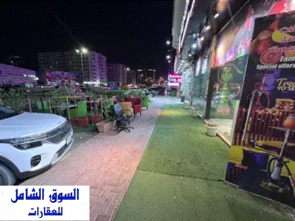 كافية في شارع الشيخ خليفة النعيمية طابقين جاهز...