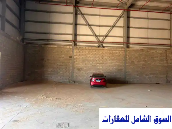 مخزن مرخص للإيجار بأعلى مواصفات الجودة في مدينة بدر بمساحة إجمالية 3200 متر مربع وجاهز للتشغيل فورا القاهرة