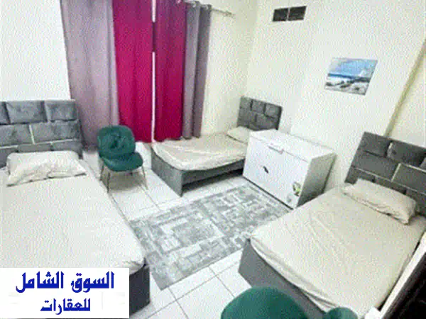 غرفتين وصالة مفروشة للإيجار الشهري  النعيمية 2 عجمان شقة مفروشة بالكامل بفرش جديد وعصري، في موقع ...