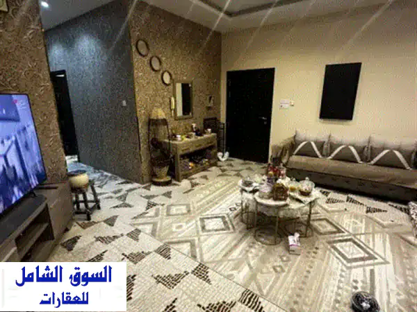 شقة أحلامك في الحد الجديد: 4 غرف نوم راقية، مفروشة بالكامل بتصميم عصري 130م² - جاهزة للسكن!