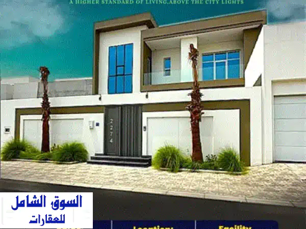 امتلك الرفاهية: فيلا عصرية فاخرة جديدة للبيع في...