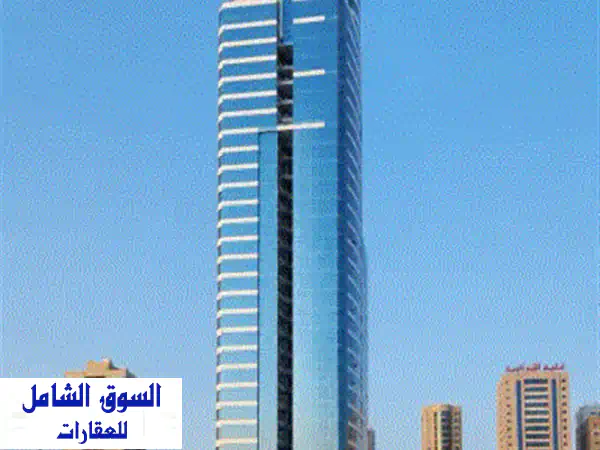 للبيع  شقة غرفتين وصالة كونكر تاور  عجمان...