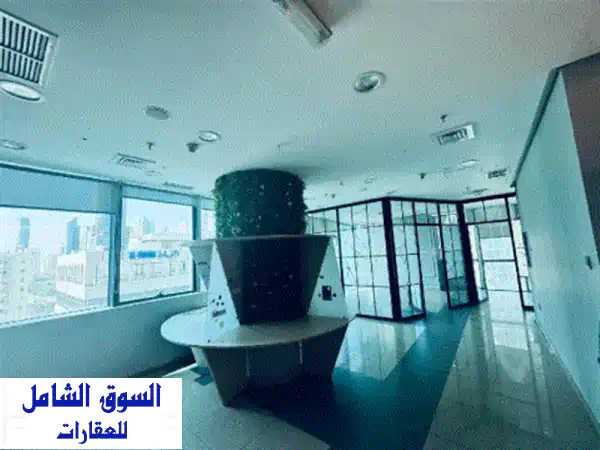 مكتب للإيجار 90م في شرق الكويت: برج حديث، موقع استراتيجي بقلب العاصمة