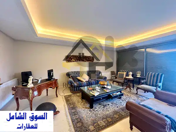 شقة الأحلام للايجار في يرزة (بعبدا): مفروشة بالكامل | تراس خاص | إطلالة بانورامية على بيروت والبحر!