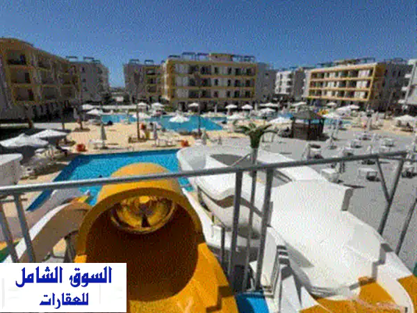 إجازة الأحلام! شاليه فاخر للإيجار بقرية سيليا الساحل الشمالي | 3 غرف مكيفة بالكامل وأكوا بارك قرب العلمين
