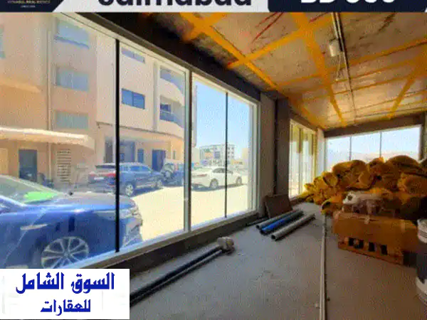 فرصة استثنائية: معرض تجاري للإيجار بسلماباد | واجهة مباشرة على الطريق السريع | 350 د.ب. فقط!