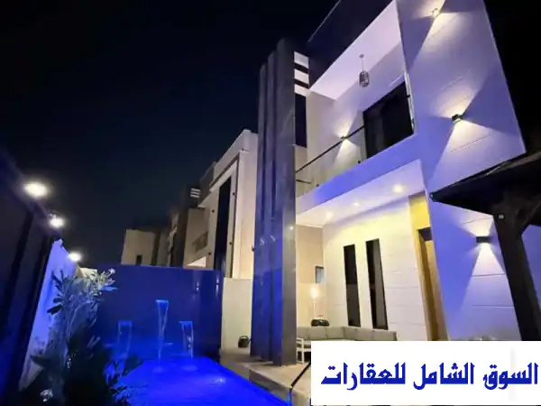 فيلا فاخرة للإيجار بالباهية عجمان: مسبح خاص، 4 غرف ماستر، تشطيبات عصرية - 120 ألف درهم!