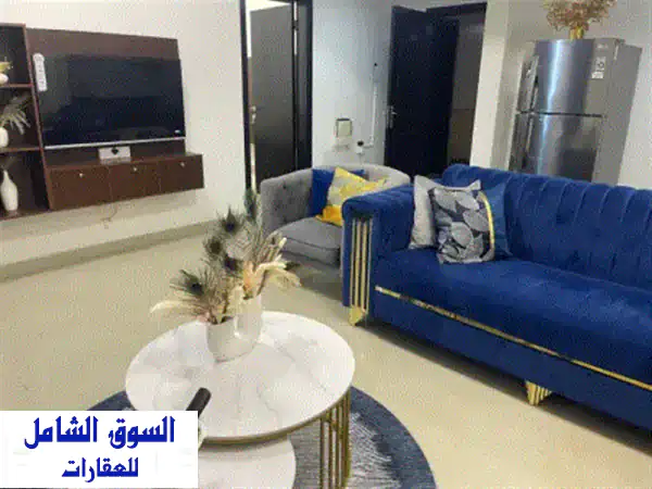 امتلك الآن: شقة مفروشة أنيقة (غرفة وصالة) للبيع...