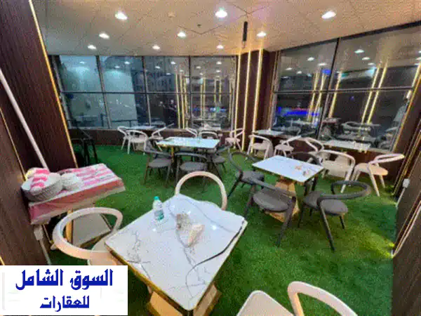 فرصة استثمارية: مطعم وكافيتريا جاهز للإيجار...