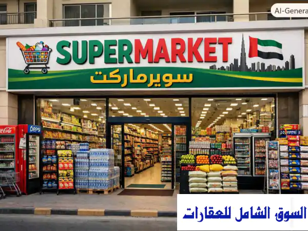 سوبرماركت قائم للبيع في ليوان فرصة استثمارية...