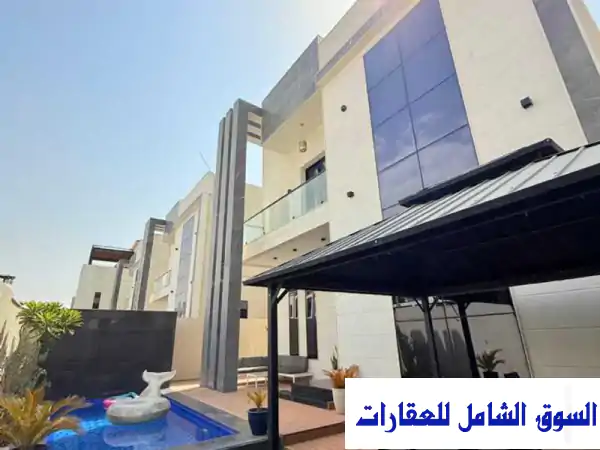 فيلا فاخرة للإيجار بالباهية عجمان: مسبح خاص، 4...