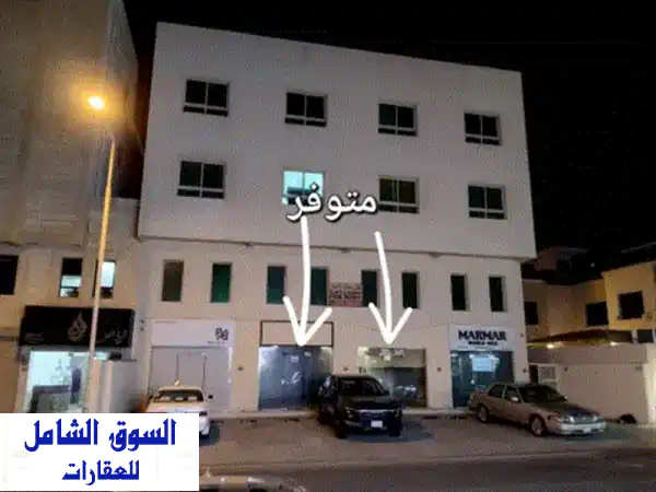 محلان للإيجار في قلالي (ميزانين) على شارع...
