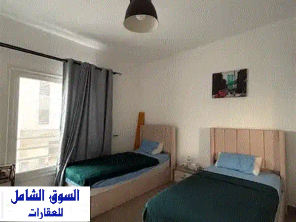 باقل من سعر الماركت لسرعه البيع شاليه فندقي تشطيب كامل بالفرش و الاجهزة Pool View ريسيل فوري في أمواج سيدي عبد الرحمن بتقسيمه مميزة جاهز للمعاينه