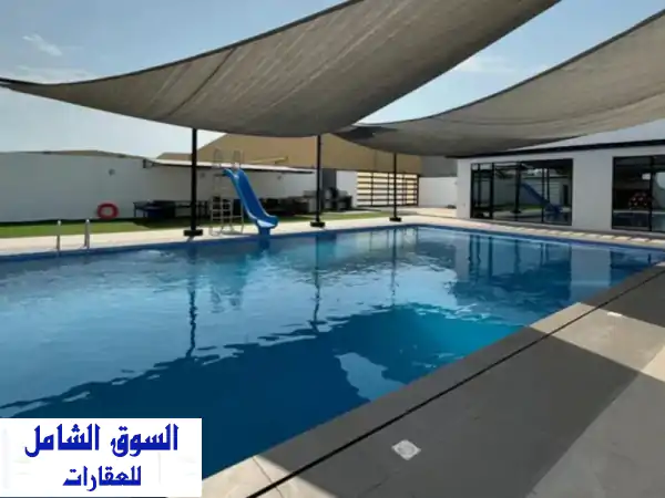 للبيع استراحة قفلي في موقع مميز عند مدخل...