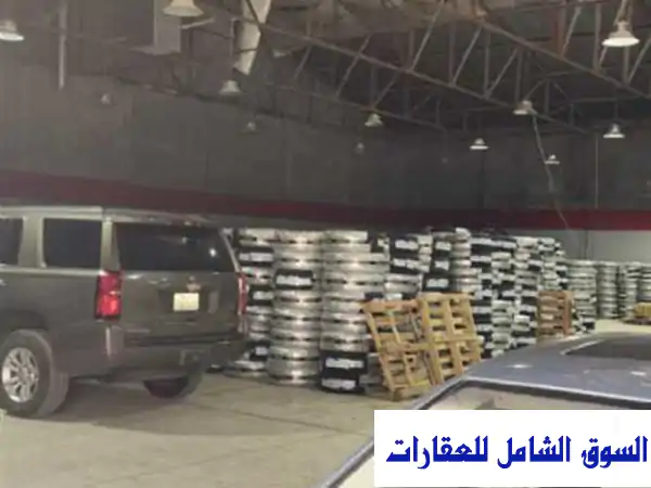 للإيجار مخزن في الشويخ عبارة عن هنجر مع صندلة مساحة...