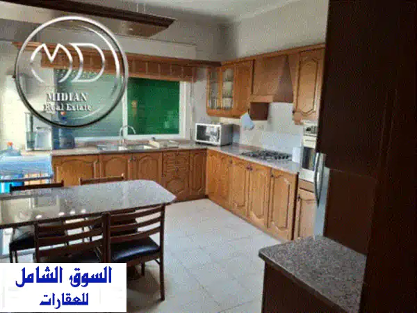 رقم الاعلان 7294 شقة مفروشة للإيجار خلدا مساحة 190م طابق ثالث تشطيبات وفرش سوبر ديلوكس اطلالة جميلة ...