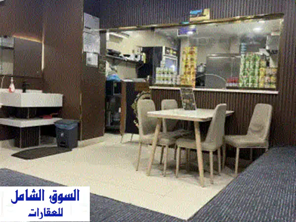 فرصة استثمارية  مطعم للتقبيل / التنازل / الإيجار  فرصة جاهزة للتشغيل والاستثمار موقع مميز مطعم ...