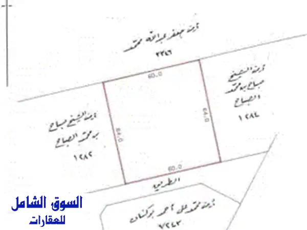أرض للبيع في سار على الهاي واي مباشرة. مساحة الأرض...
