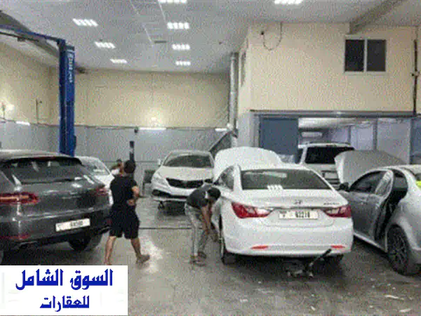 للتنازل جراج سيارات مجهز بالكامل في صناعية 4...