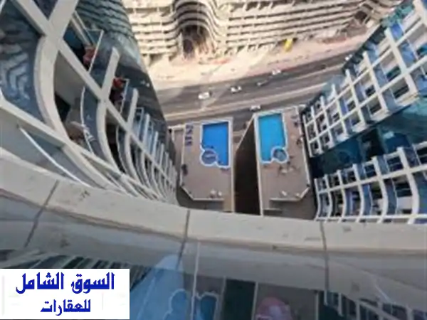 أكبر شقة غرفة وصالة للبيع 1200 قدم² في أبراج الواحة...
