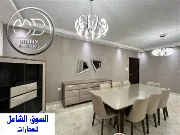 رقم الاعلان 7031 شقة مفروشة للإيجار أم السماق مساحة 120م طابق ثاني تشطيبات وديكورات فاخرة اطلالة ...