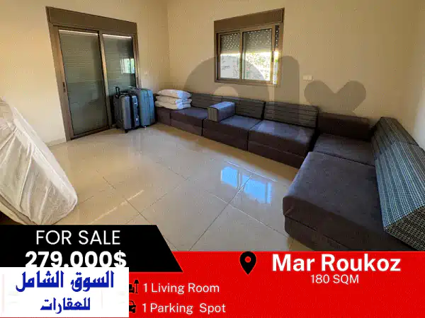 Apartment 180 m for sale in Mar Roukozشقة 180 م للبيع في مار روكز  Apartments u0026 Villas For Sale  117010720