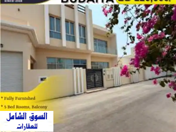فيلا فاخرة للبيع في البديع بالمنامة | تصميم أنيق،...