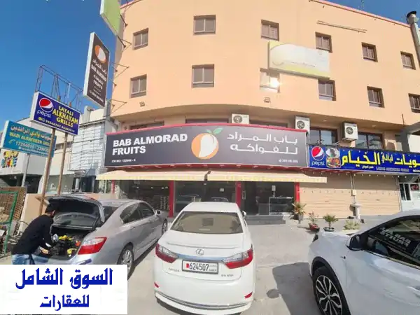 Three Shops for Rent on Road 77, Jurdab – ثلاث محلات للإيجار