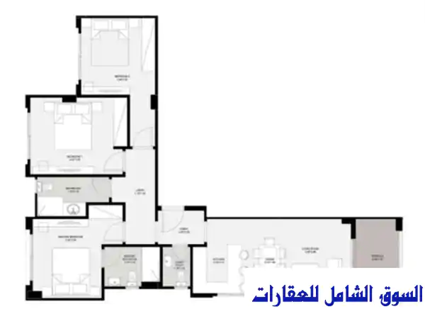 وحدة 130 متر في مشروع وينتر العلمين الجديدة مفروش تقسيط للبيع مطروح