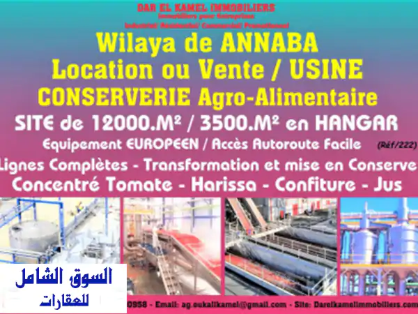 Location Usine Annaba Annaba