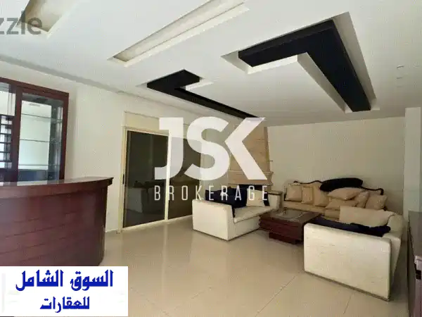 L16460Spacious & Decorated Apartment For Rent in Beit Meri