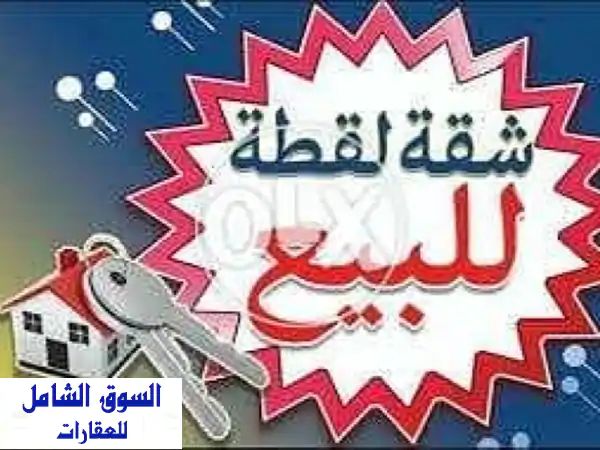 فرصه شقه لقطه للبيع بموقع مميز بمدينه نصر الحي...