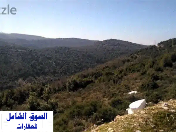 Land In MechmechJbeil For Saleارض للبيع في مشمش مطلة على دير مار شربل