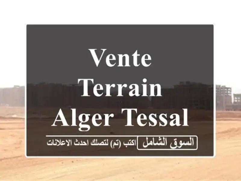 Vente Terrain Alger Tessala el merdja