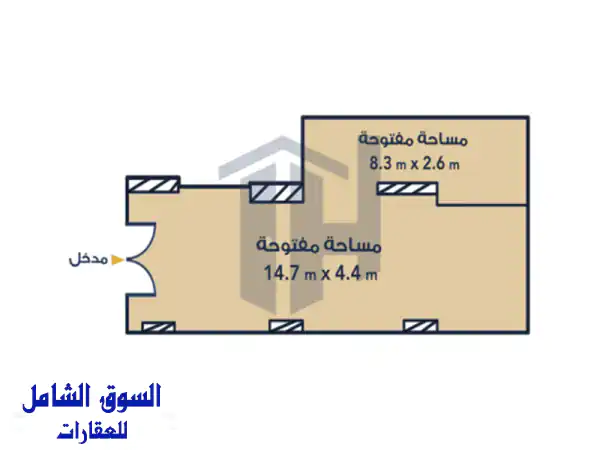 فرصة ذهبية! محل تجاري 86م² بسموحة - متفرع من مصطفى كامل...