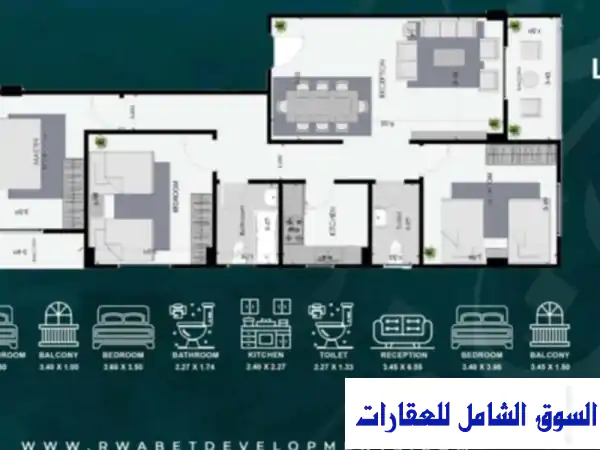 شقتك المُثالية في بيت الوطن بالتجمع الخامس - أمام ماونتن فيو! مقدم 350 ألف فقط!